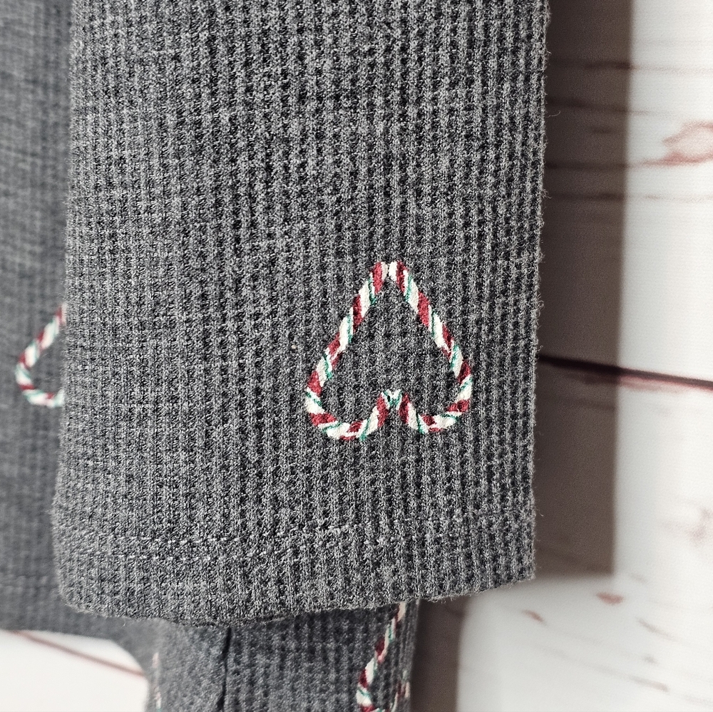 Torrid Gray Heart Patterned Sweater - image 4